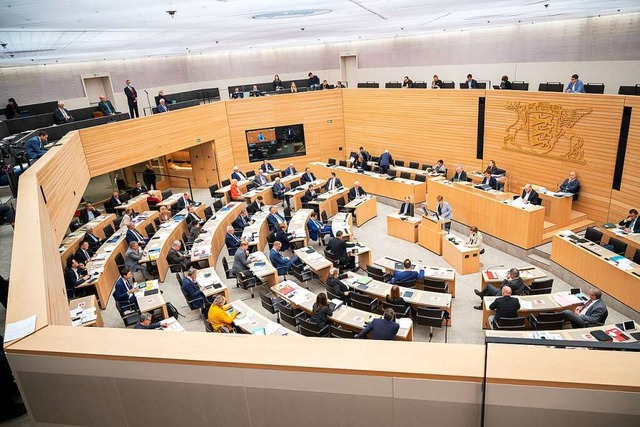 Der Landtag in Stuttgart  | Foto: Sebastian Gollnow (dpa)