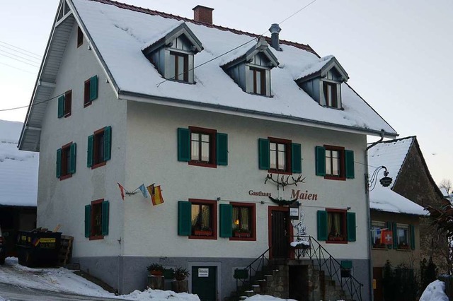 Das Gasthaus Maien in Vogelbach soll wiederbelebt werden.  | Foto: Rolf-Dieter Kanmacher