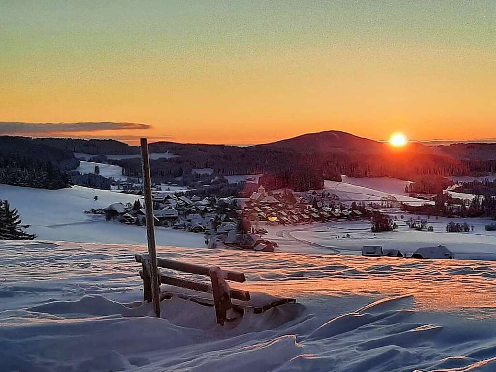 Sonnenaufgang bei Breitnau