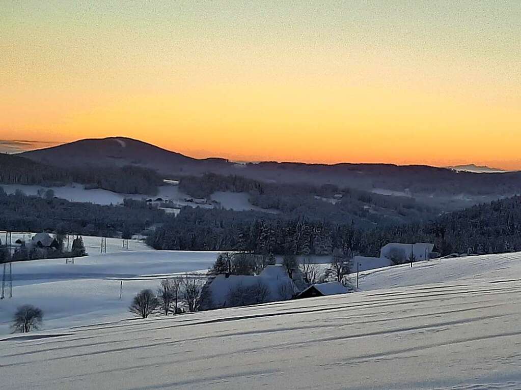 Morgendmmerung bei Breitnau