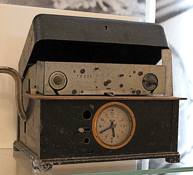 Zeitrechner der Lahrer Firma Zentraf &amp; Frank im Stadtmuseum  | Foto: Stadt Lahr