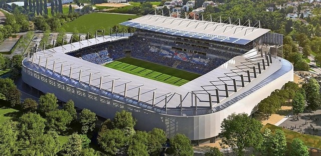 So soll das Meinau-Stadion in Straburg knftig aussehen.  | Foto: Verein