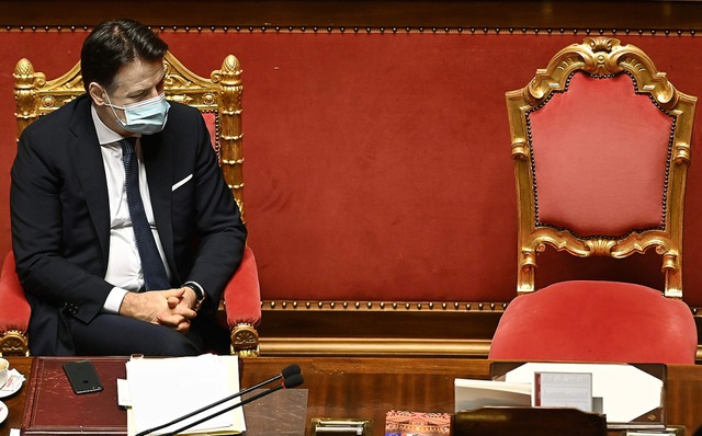 Giuseppe Conte sucht nach Partnern fr seine Politik  | Foto: ANDREAS SOLARO (AFP)