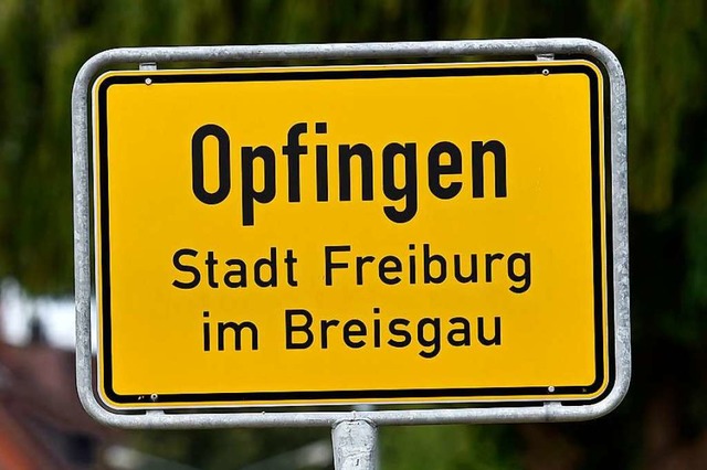 Mit rund 4500 Einwohnern ist Opfingen ...ier Freiburger Stadtteile am Tuniberg.  | Foto: Thomas Kunz