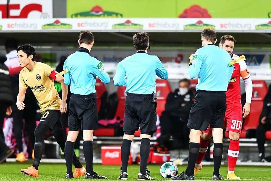 Gegen Eintracht Frankfurt kann der SC Freiburg im letzten Spiel der Hinrunde ein umkämpftes 2:2-Unentschieden erringen. (Foto: Achim Keller/SC Freiburg) Gegen Eintracht Frankfurt kann der SC Freiburg im letzten Spiel der Hinrunde ein umkämpftes 2:2-Unentschieden erringen. (Foto: Achim Keller/SC Freiburg)