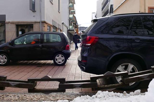 Hauptstrae in Schopfheim soll fr Autofahrer unattraktiver werden