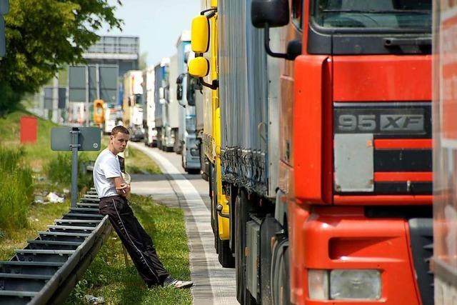 Suche nach Lkw-Rastpltzen bei Weil am Rhein kommt nicht voran