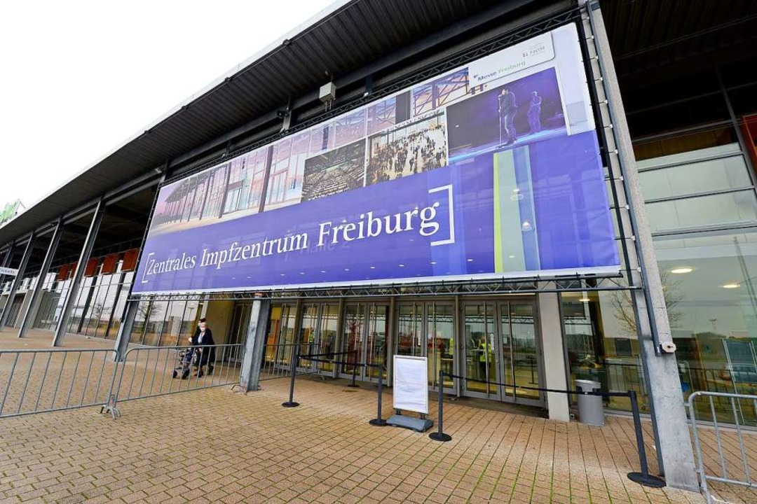 Das Impfzentrum auf dem Freiburger Messegelnde.  | Foto: Ingo Schneider