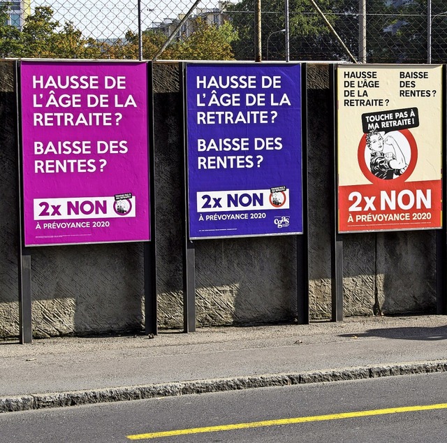 In der Schweiz wird ber viel abgestimmt, auch ber das Rentenalter.  | Foto: Martial Trezzini