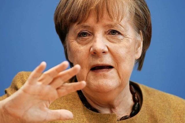 Bundeskanzlerin Merkel: Die strikten Lockdown-Manahmen zeigen Wirkung