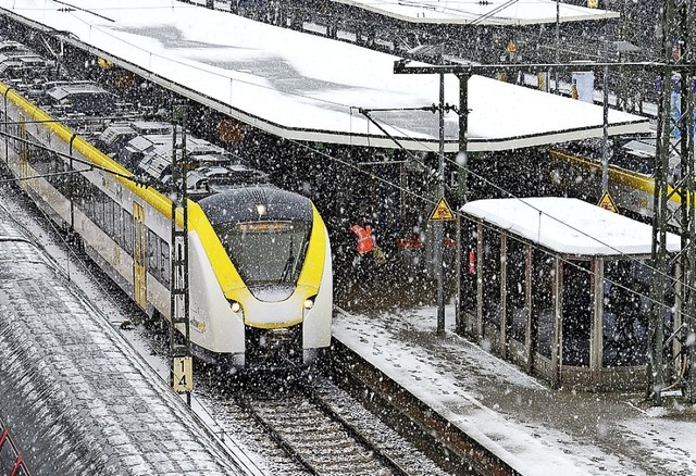 Die Breisgau-S-Bahn hat weiterhin Probleme &#8211; nicht nur, wenn es schneit.   | Foto: Ingo Schneider