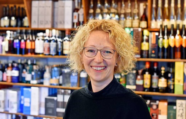 Corinna Sauerburger  ist  Beirtin im ... der Weinhandlung Drexler in Freiburg.  | Foto: Michael Bamberger