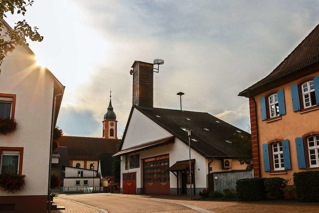 Derzeit ist das Ringsheimer Feuerwehrgertehaus noch im Ort untergebracht.  | Foto: Sandra Decoux-Kone