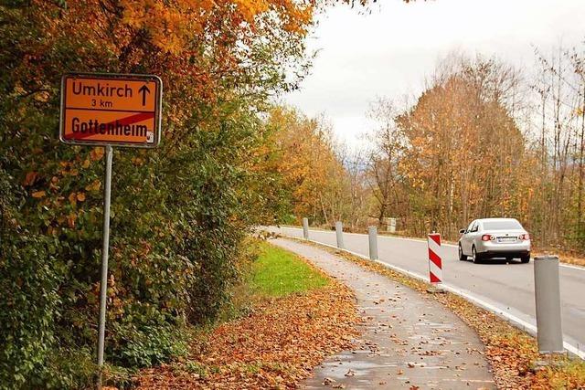 Gottenheim und Umkirch wollen zu schmalen Radweg selbst ausbauen – wenn Zuschsse flieen