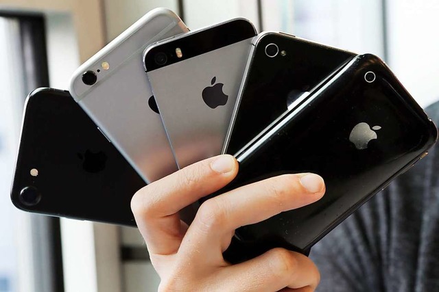 iPhone-Smartphones von Apple.  | Foto: Fernando Gutierrez-Juarez