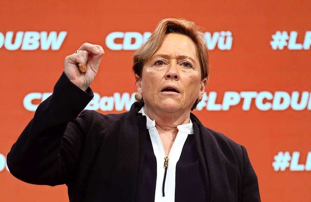 Susanne Eisenmann  | Foto: MARIJAN MURAT (AFP)