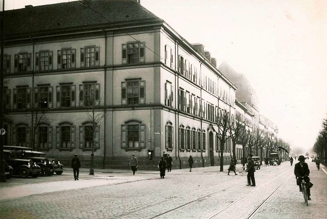 Das Amtsgerichtsgebude in Freiburg in den 1930ern  | Foto: Stadtarchiv Freiburg