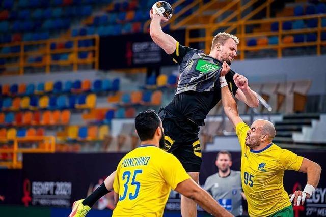 Nach WM-Aus: Deutsche Handballer mit Sieg gegen Brasilien