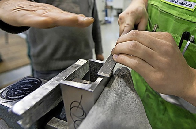 Metallbearbeitung zhlt zum Angebot des Berufsschulzentrums.  | Foto: Patrick Seeger