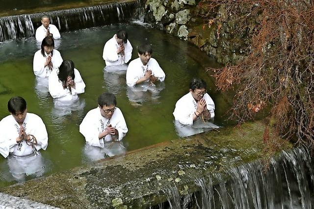 Kalte Rituale in Japan