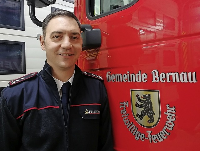 Bernaus Feuerwehrkommandant Edin Muslic  | Foto: Privat