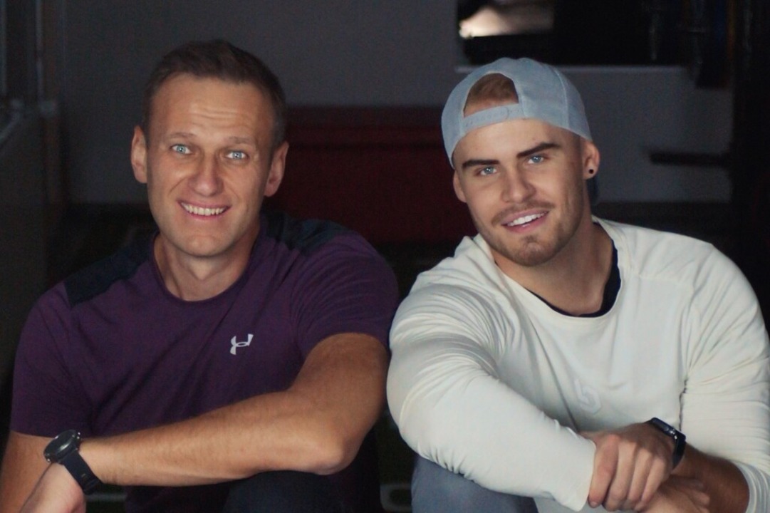 Alexej Nawalny (links) und Bjrn Leber  | Foto: BZ