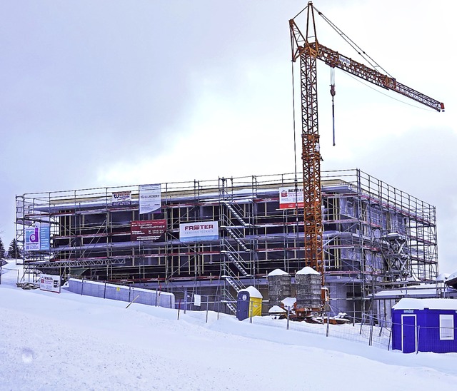 Der Neubau der Gemeinschaftsschule Hotzenwald schreitet voran.  | Foto: Hans-Jrgen Sackmann