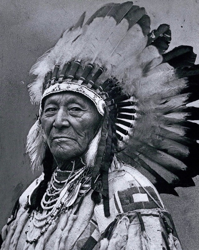 Plenty Coups  (1848&#8211;1932), diese...amerikanischen Indianerstamms der Crow  | Foto: imago stock&people