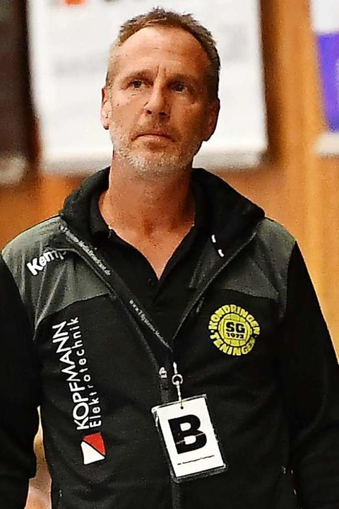 Michael Schilling, Trainer der SG Könd...ben-gegen-Sechs-Spiel der Portugiesen.  | Foto: Achim Keller