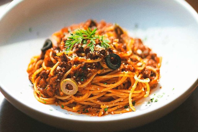 Spaghetti knnen auch vegan lecker sein (Symbolbild).  | Foto: Hanxiao/Unsplash.com
