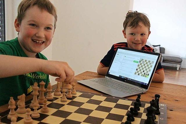 Schach macht Eichstetter Kindern auch am Laptop Spa