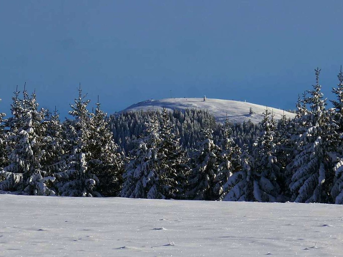 Bei einer Skitour hat Klaus Steinebrunner diesen Blick aufs Herzogenhorn aufgenommen.