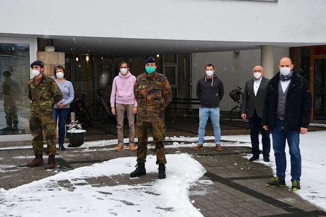 Soldaten untersttzen Pflegeeinrichtungen im Kreis Emmendingen