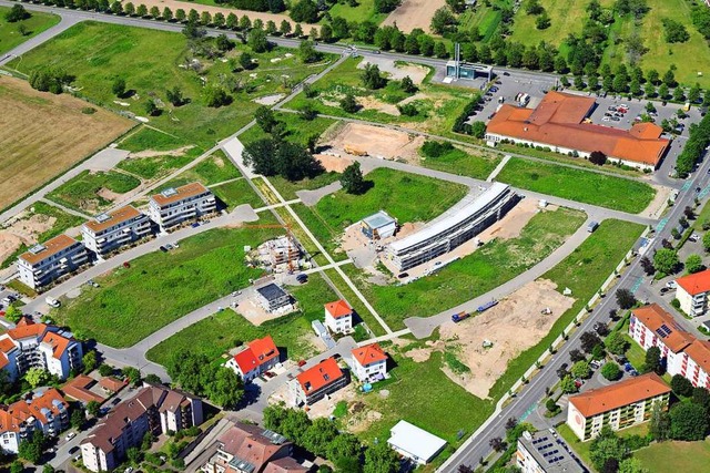 So sah es im Gebiet Hohe Strae im Jun...schon etliche Neubauten hinzugekommen.  | Foto: Erich Meyer