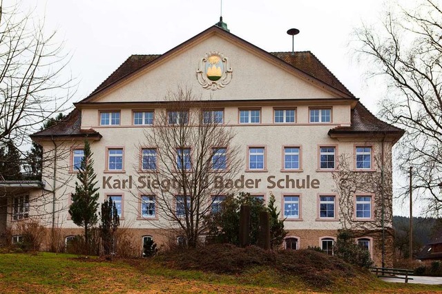 Die Karl-Siegfried-Bader-Schule soll z...Gebude ausgebaut und saniert werden.   | Foto: Photographer: Gabriele Zahn