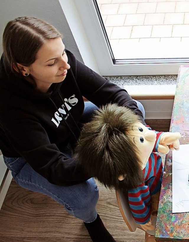 Kita-Arbeit im Lockdown am Beispiel &#... Handpuppen fr die Familien zuhause.   | Foto: Privat