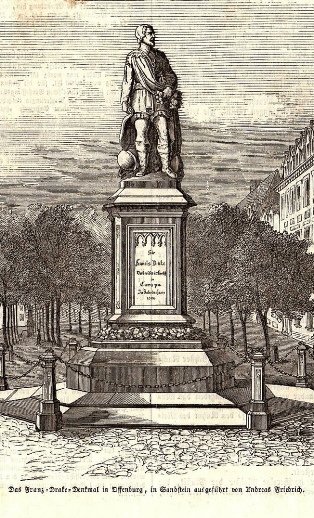 Das Offenburger Drake-Denkmal 