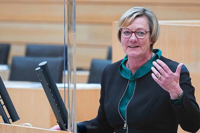 Finanzministerin Edith Sitzmann  | Foto: Sebastian Gollnow (dpa)