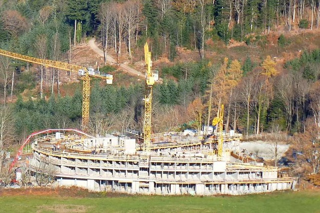 Die Baustelle der Luisenhhe in Horben  | Foto: Volker Jung