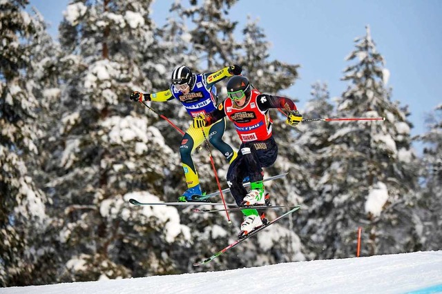 Wieder kein Crosser-Glck am Feldberg:...n Starter Niklas Bachsleitner (links).  | Foto: Pontus Lundahl, Tt (dpa)