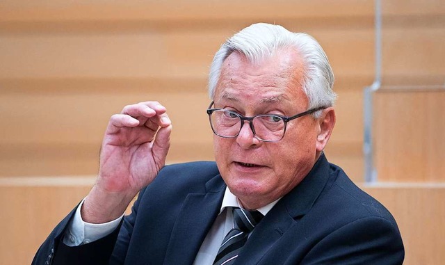 Bernd Ggel, Spitzenkandidat der AfD im Land.  | Foto: Marijan Murat (dpa)