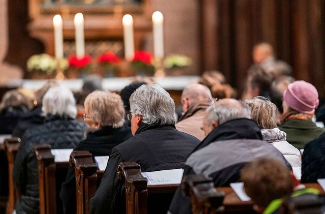 Im Kreis Lrrach finden wieder mehr Prsenzgottesdienste statt (Symbolbild).  | Foto: Patrick Seeger (dpa)