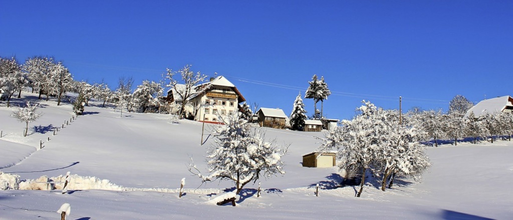 Der Schnee Geht Den Bach Runter - Biederbach - Badische Zeitung