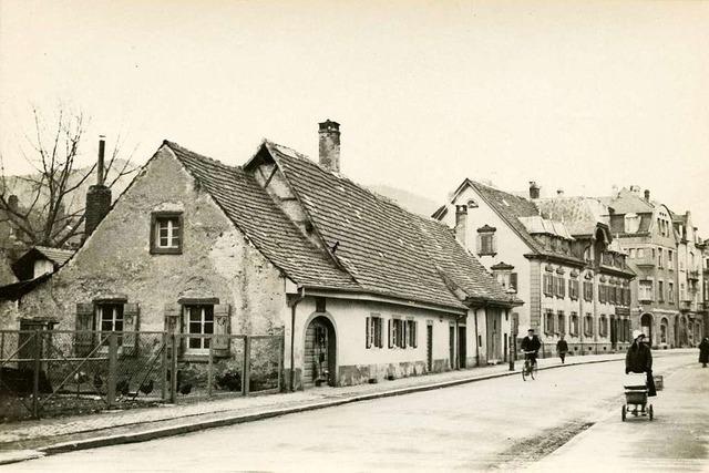 Ein fast 90 Jahre altes Foto zeigt Freiburgs Wiehre mit Dorfcharakter