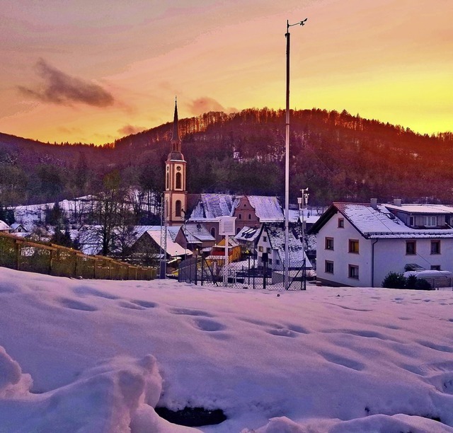 Eine Schneehhe von 14 Zentimetern gab es am 18. Januar in Ettenheimmnster.   | Foto: Patrik Ohnemus