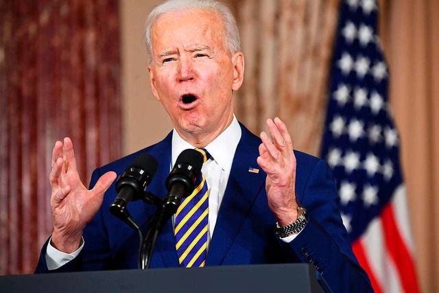 Joe Biden: &#8222;Die Diplomatie ist zurck&#8220;  | Foto: SAUL LOEB (AFP)