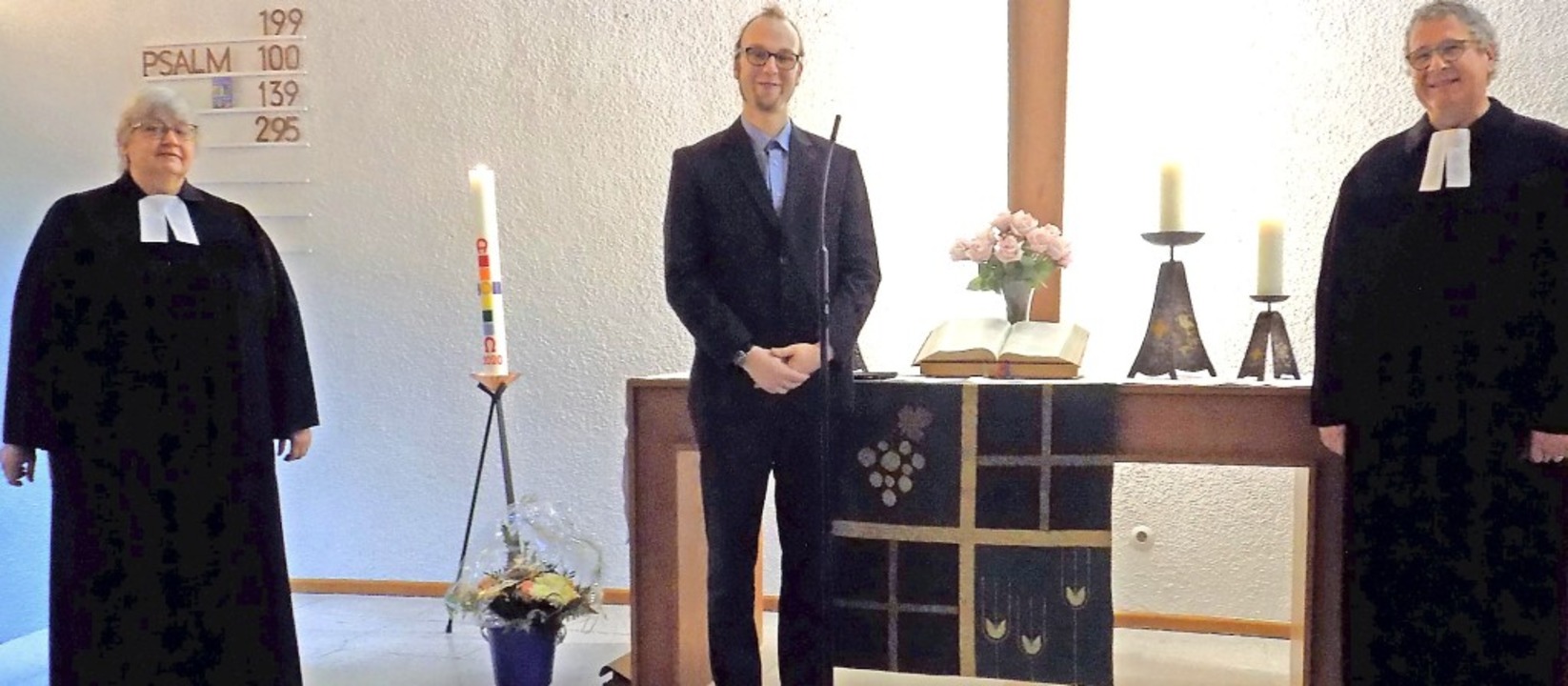Neuer Pfarrer  der Kirchengemeinde Mur...e gleichzeitig  Diakon Jan Hofheinz.    | Foto: Brigitte Chymo