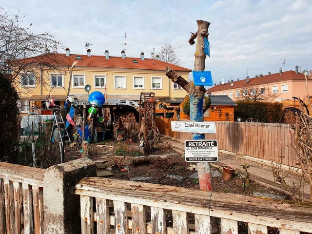 Die Hinterhfe in der Rue Pasteur entf... und verraten viel ber ihre Besitzer.  | Foto: Ulrich Senf