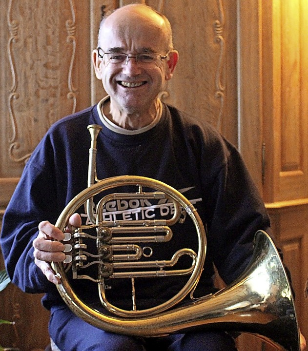 Hubert Behringer widmet sich nun dem Waldhorn.  | Foto: Martin Klabund