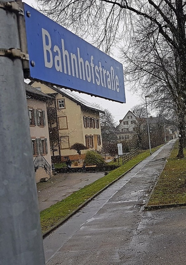 Wird bald saniert: Bahnhofstrae  | Foto: Gerald Nill